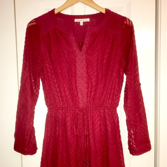 Cranberry Red Daniel Rainn Dress - Picture 1 of 3